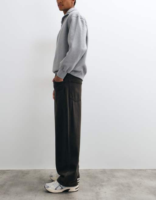 ASOS DESIGN loose jeans in brown, 3 of 5
