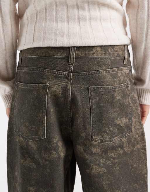 ASOS DESIGN loose jeans in camo, 4 of 5