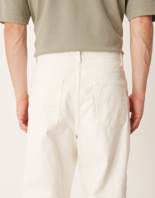 ASOS DESIGN loose jeans in ecru, 5 of 5