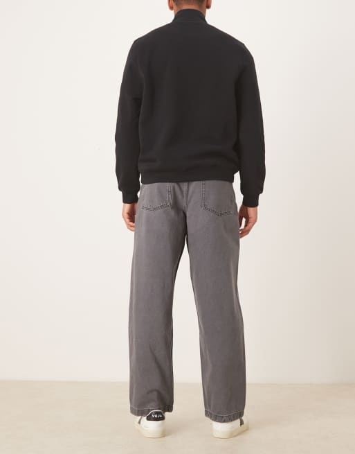 ASOS DESIGN loose jeans in grey wash, 3 of 5