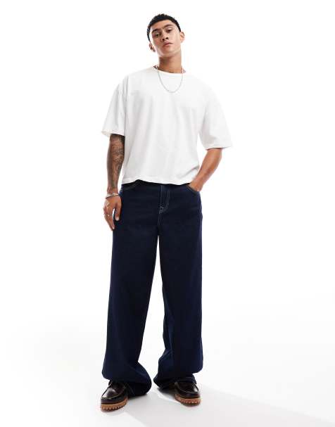 ASOS DESIGN loose jeans in indigo - view 1