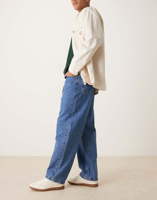 ASOS DESIGN loose jeans in mid wash blue - part of a set, 3 of 5