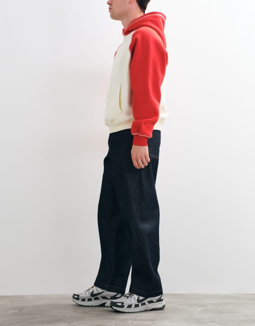 ASOS DESIGN loose jeans in raw indigo, 2 of 5