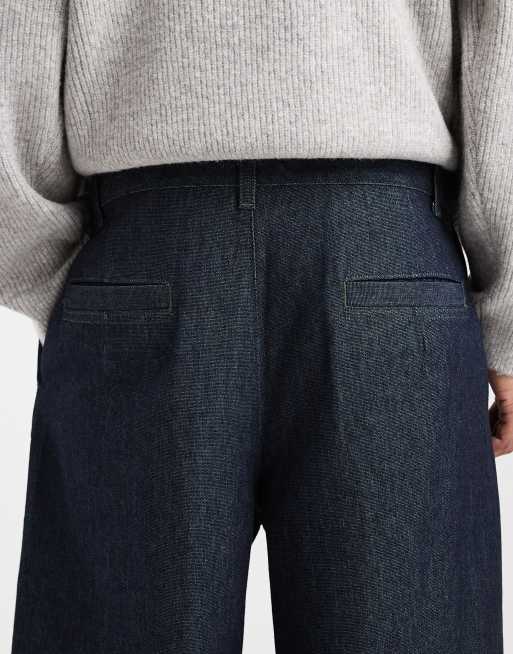 ASOS DESIGN loose jeans in raw wash, 4 of 6