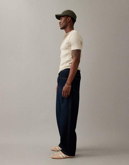 ASOS DESIGN loose jeans in raw wash, 3 of 7