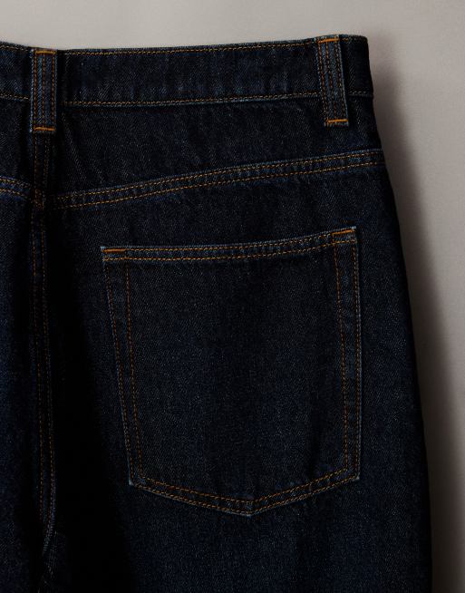 ASOS DESIGN loose jeans in raw wash, 7 of 7