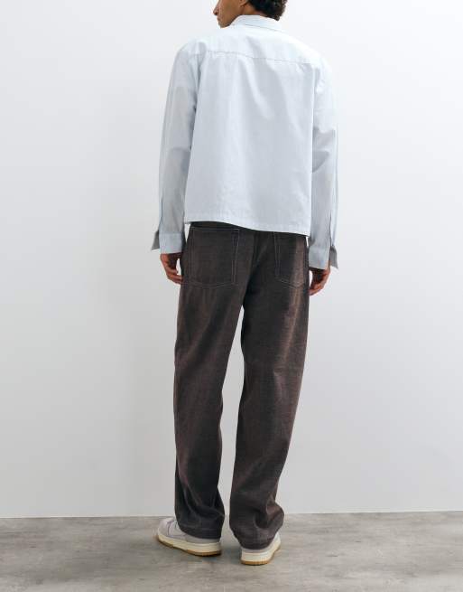 ASOS DESIGN loose jeans in soft brown, 3 of 9