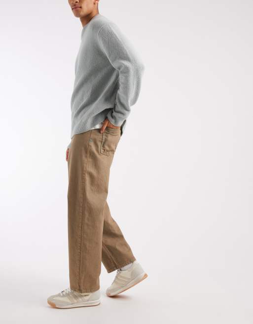ASOS DESIGN loose jeans in tan wash (part of a set), 2 of 5
