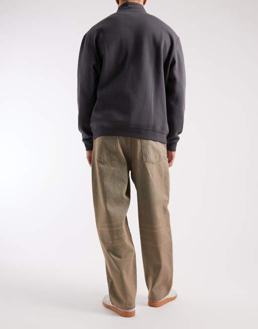 ASOS DESIGN loose jeans in washed beige, 3 of 5