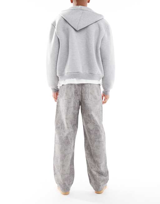 ASOS DESIGN loose jeans with camo print, 3 of 5