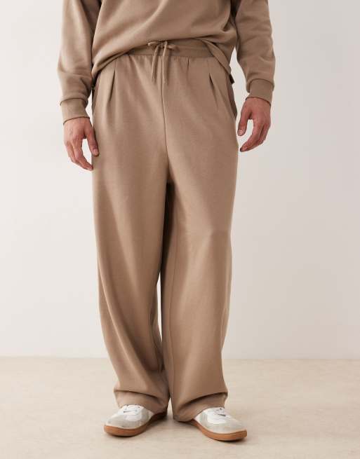 ASOS DESIGN loose joggers in beige, 2 of 5
