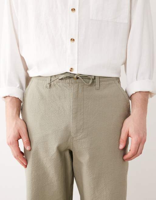 ASOS DESIGN loose pant in light green , 2 of 5