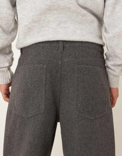ASOS DESIGN loose pants in gray, 4 of 5