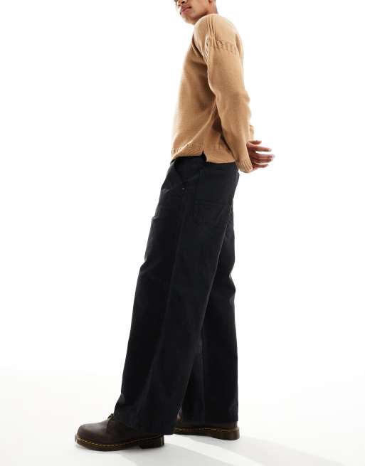 ASOS DESIGN loose trousers in black, 3 of 5