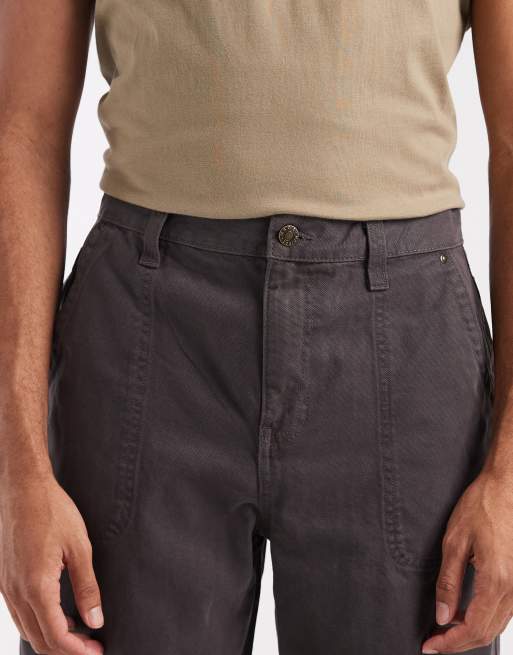 ASOS DESIGN loose trousers in charcoal, 4 of 5