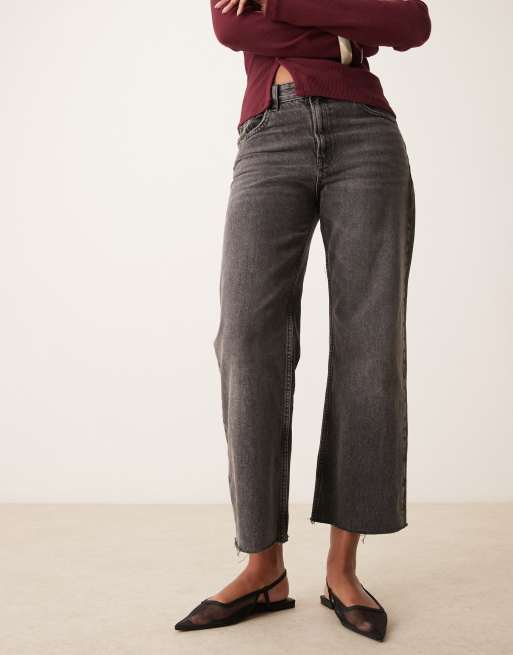 ASOS DESIGN Lorraine slingback ballet flats in black mesh