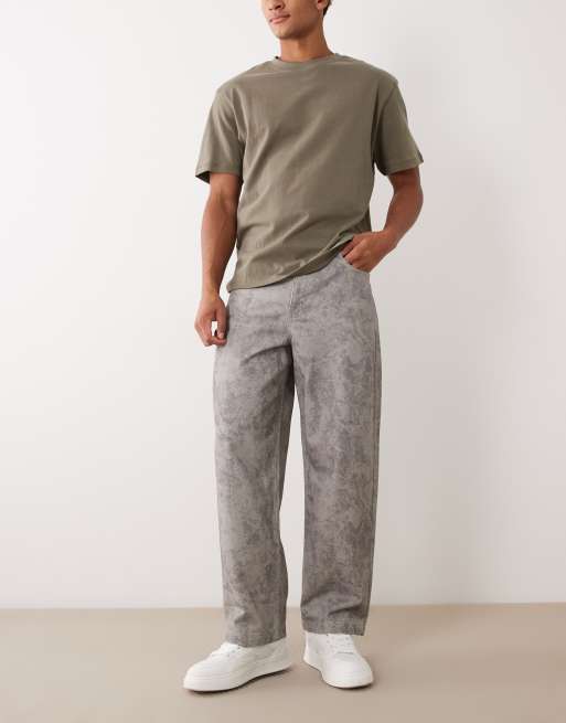 ASOS DESIGN lösa byxor med fluffigt tryck, 5 av 5