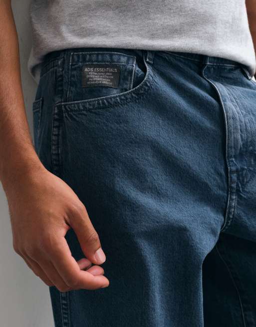 ASOS DESIGN lösa jeans i mellanblå tvätt, 2 av 5