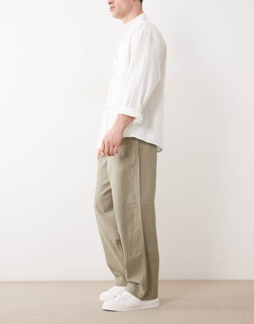 ASOS DESIGN losse broek in lichtgroen, 3 van 5