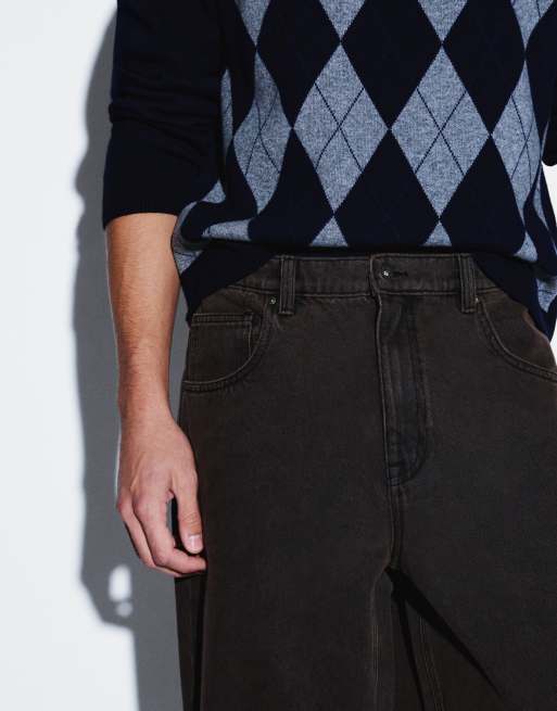 ASOS DESIGN - Losse jeans in bruin, 2 van 5