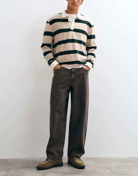 ASOS DESIGN - Losse jeans in bruine wassing - view 1