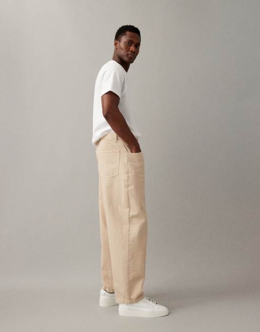 ASOS DESIGN - Losse jeans in ecru, 2 van 7