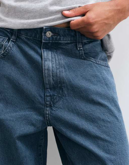 ASOS DESIGN losse jeans in middenblauw, 4 van 5
