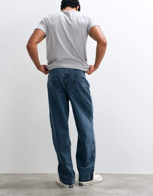 ASOS DESIGN losse jeans in middenblauw, 5 van 5