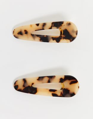 À Asos DesignLot 2 Écaille Cheveux Barrettes Clipser De dWCorBex