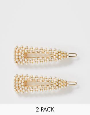 2 De Petits Perles Asos DesignLot Clips XikZPOuT