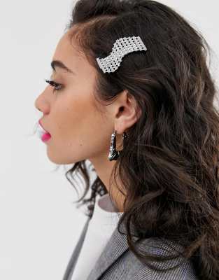 2 À De Pinces DesignLot Asos Cristal En Argenté Cheveux Ondulées UpLMGqzVjS