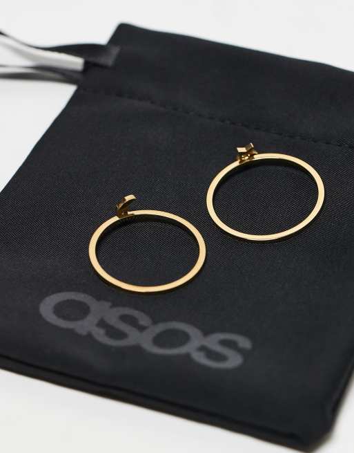 ASOS DESIGN - Lot de 2 bagues en acier inoxydable étanche avec étoile et lune et leur sac cadeau - Doré, 2 de 3