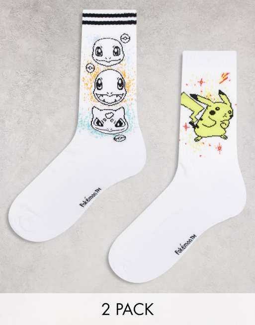 Lot de 5 paires de chaussettes Pokémon