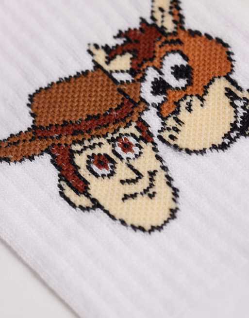 ASOS DESIGN - Lot de 2 paires de chaussettes avec imprimé Toy Story - Blanc, 3 de 3