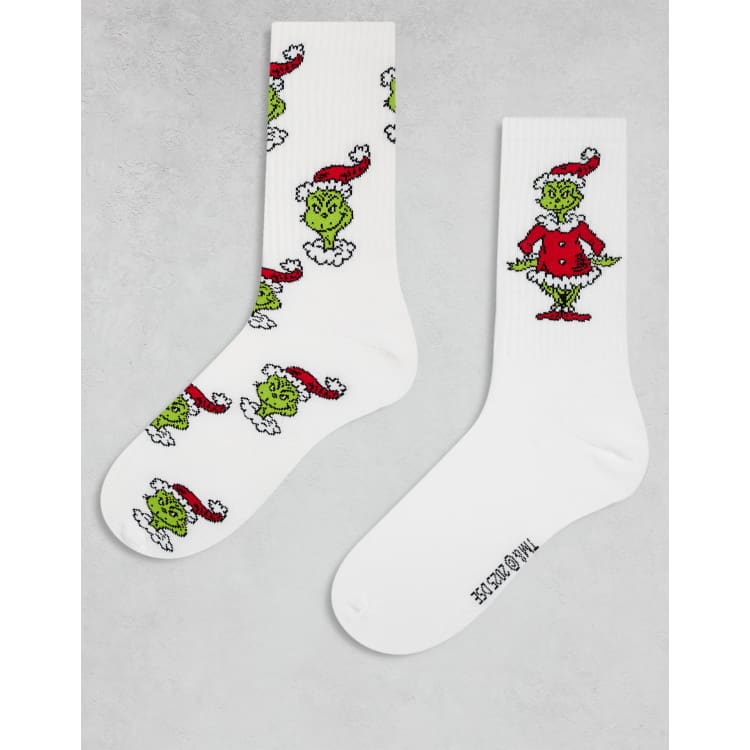 Chaussette De Noël, Lot De 4 Xmas Chaussette De Noel Personnalisé, Chaussettes Noël A Suspendre Père Noël Renne Bonhomme - Maison