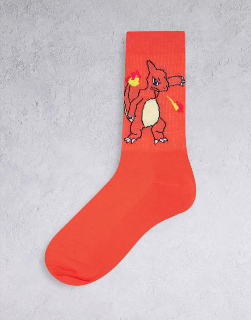 ASOS DESIGN - Lot de 2 paires de chaussettes Pokémon avec motifs Reptincel  et Magicarpe