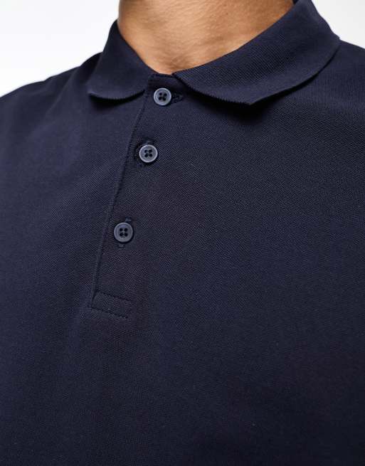 Polo lacoste clearance noir et bleu