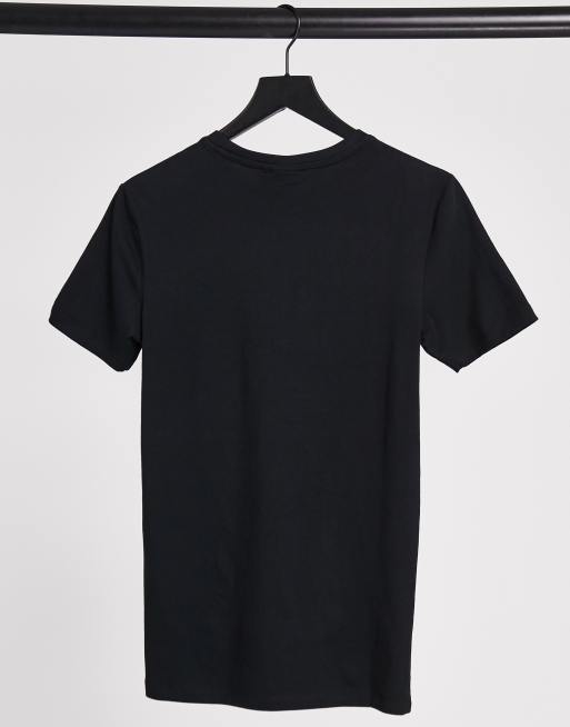 ASOS DESIGN - Lot de 2 t-shirts ras de cou moulants - Noir