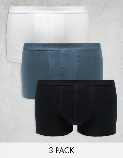 ASOS DESIGN - Lot de 3 boxers - Multicolore