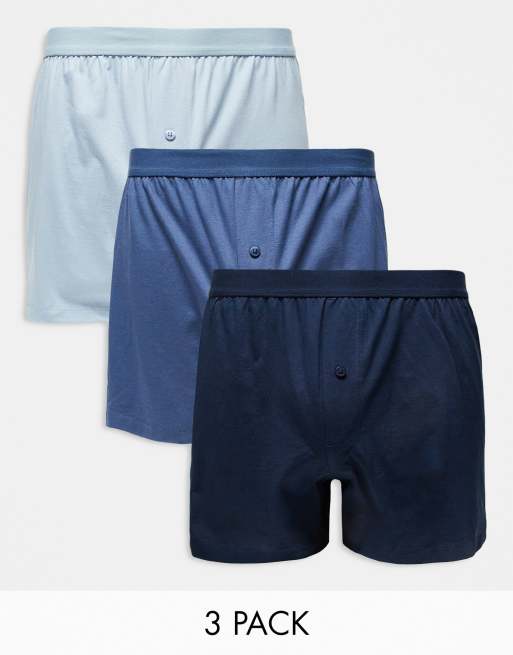 ASOS DESIGN - Lot de 3 boxers - Multicolore