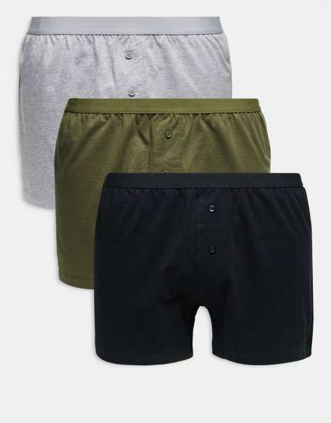 ASOS DESIGN - Lot de 3 caleçons en jersey - Multicolore - view 1