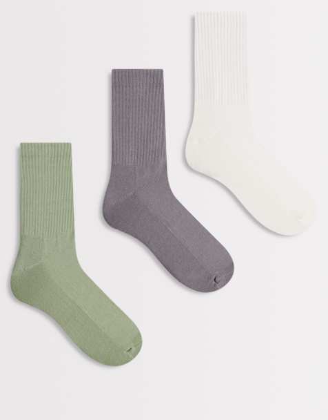ASOS DESIGN - Lot de 3 paires de chaussettes de sport - Multicolore - view 1