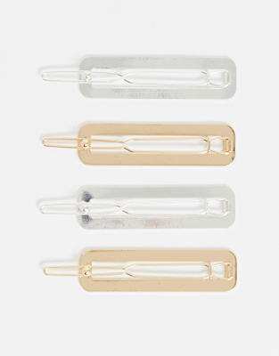 En DesignLot Carrées Métal De Barrettes Varié Asos 4 b6vfIY7gy