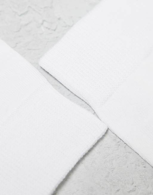 ASOS DESIGN - Lot de 5 paires de chaussettes en coton mélangé - Blanc cassé, 3 de 4
