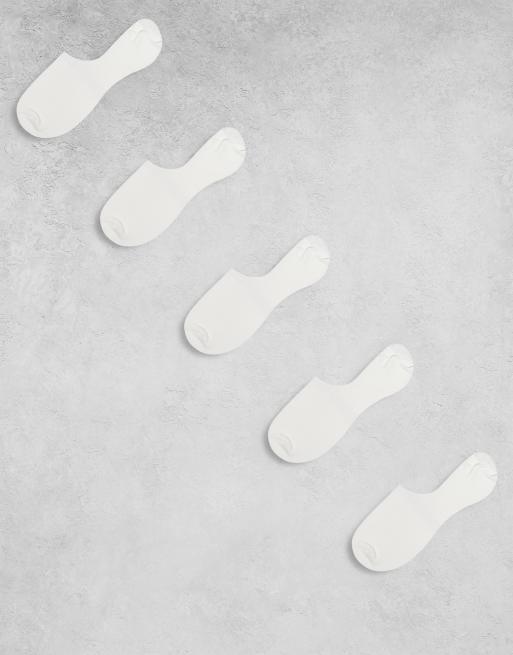 ASOS DESIGN - Lot de 5 paires de socquettes invisibles