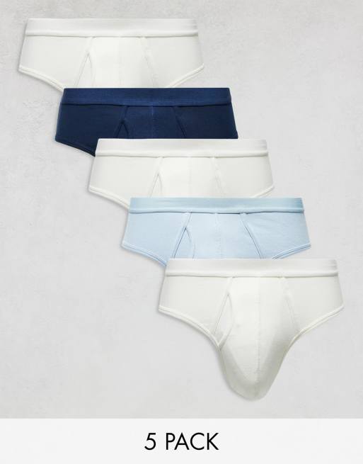 ASOS DESIGN - Lot de 5 slips - Multicolore