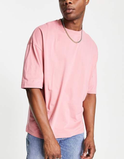 ASOS DESIGN - Lot de 5 t-shirts ras de cou oversize - Multiples couleurs, 3 de 4