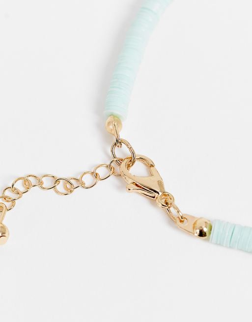 ASOS DESIGN - Lot de 8 bracelets de cheville à perles variées, 3 de 4