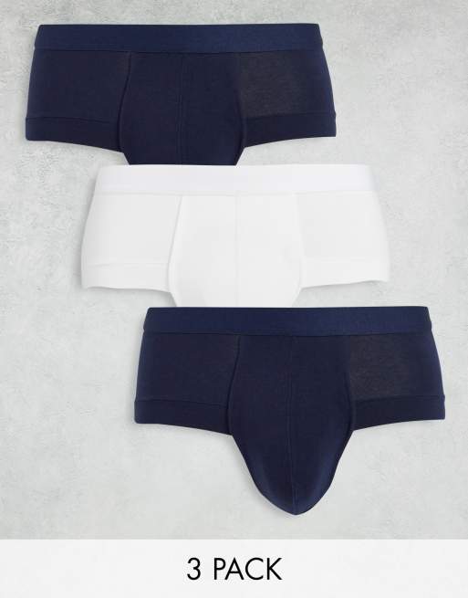 ASOS DESIGN - Lot de 3 boxers courts non structurés