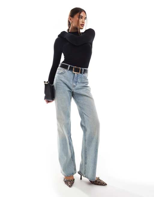 ASOS DESIGN - Lots de 2 bodys manches longues à col roulé - Noir et blanc, 3 de 4